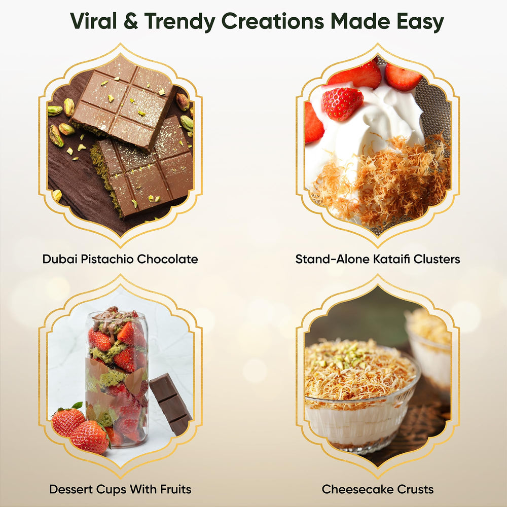 SAREKS Kataifi crispy bake in oven delivering delicate texture for desserts