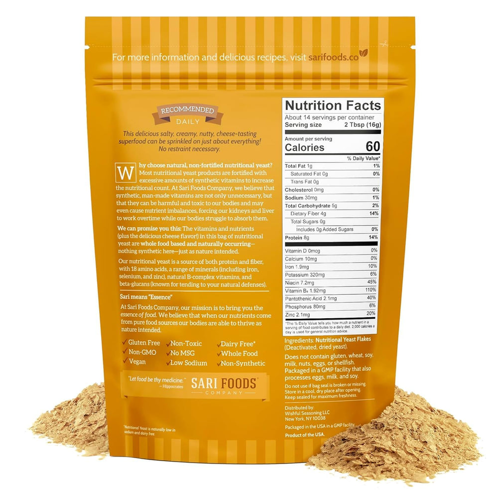 Sari Foods bottle pour captures convenient seasoning with B vitamins and protein
