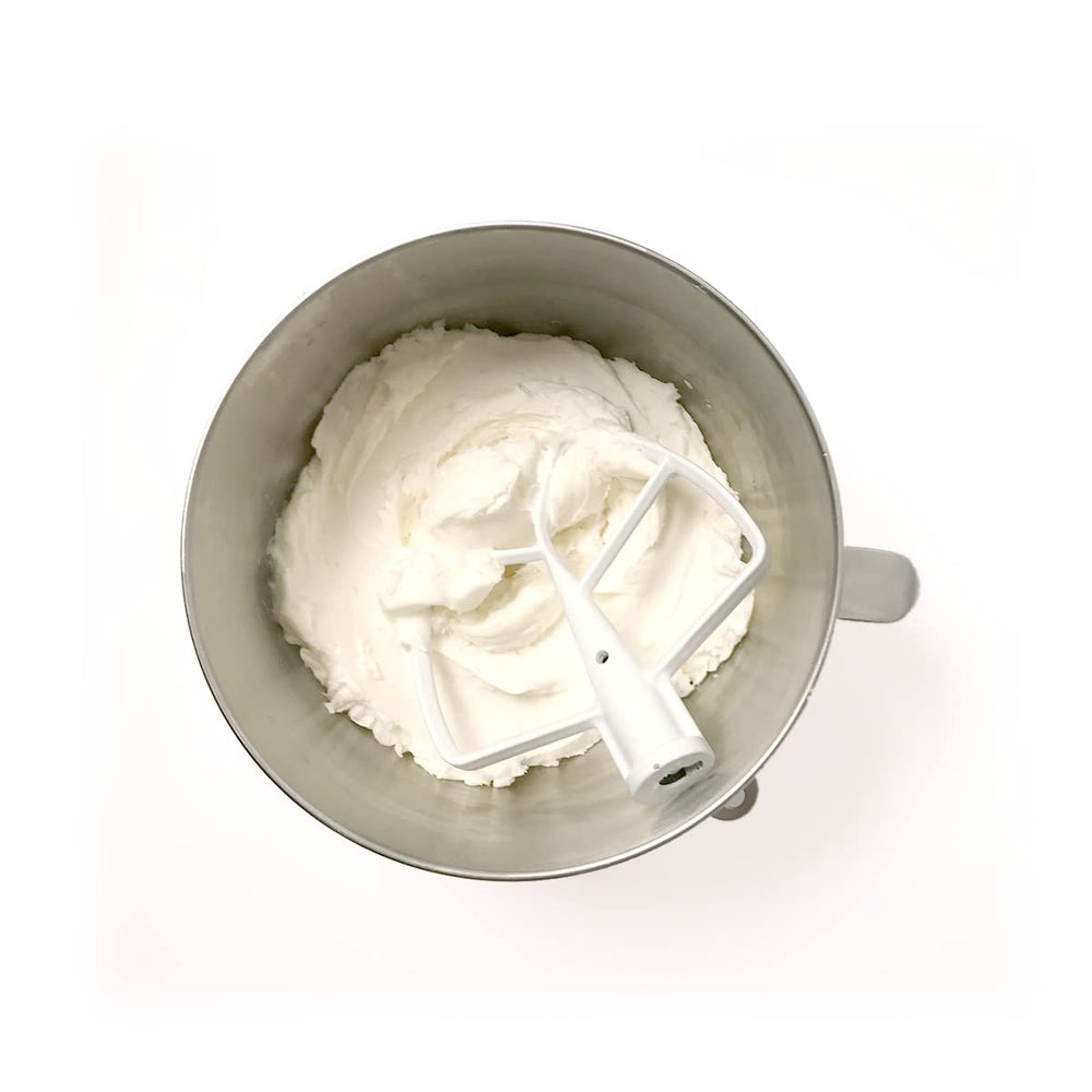 Satin Ice Buttercream Icing Mix adding butter and water demonstration for quick prep.