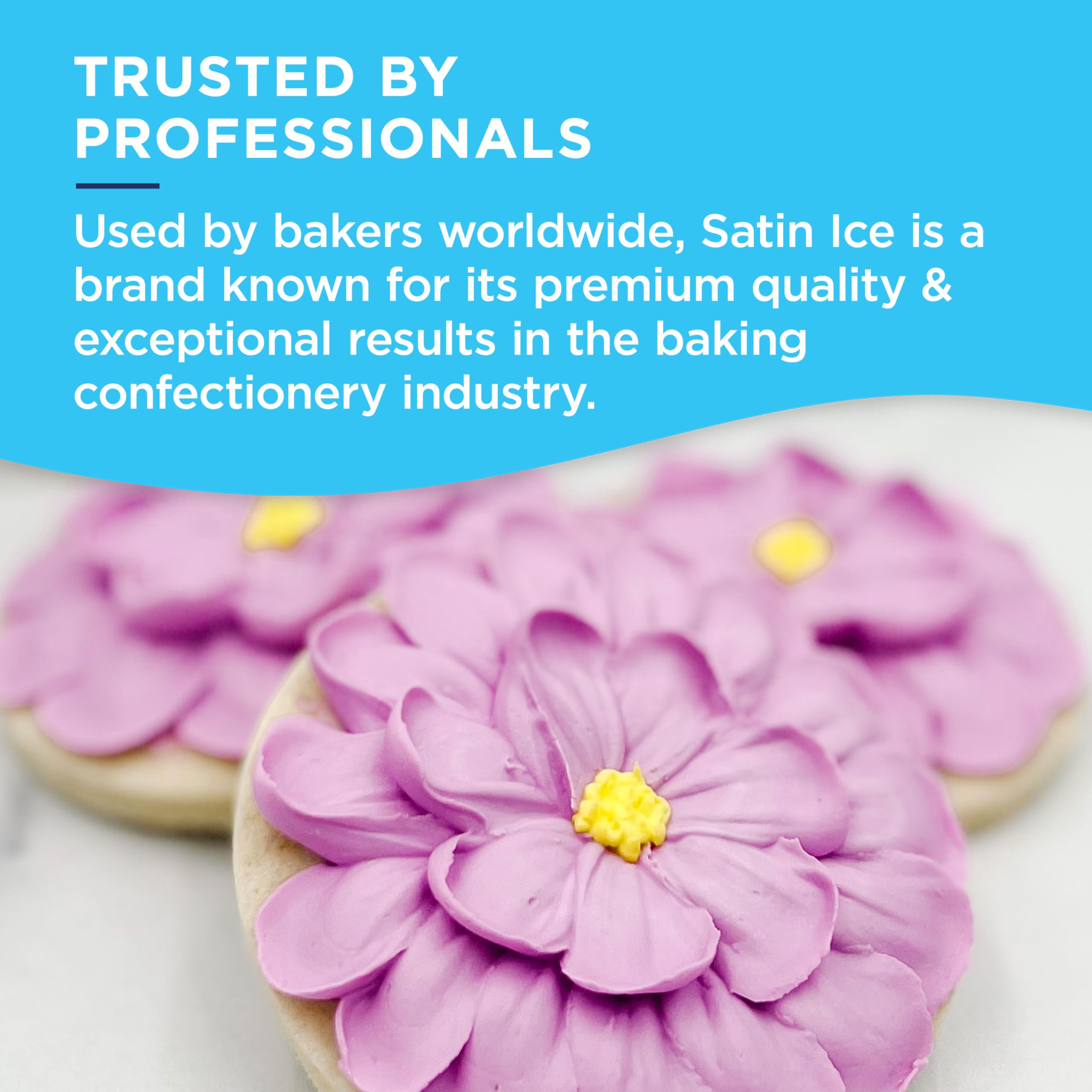 Satin Ice Meringue Powder kitchen scene highlighting reliable results