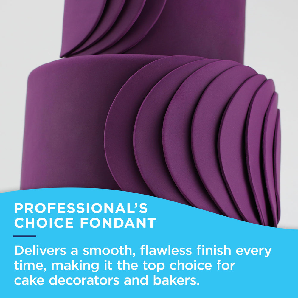 Satin Ice fondant white color-mixing to create a custom shade for a design.