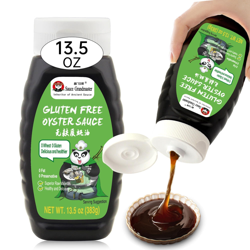 Sauce Grandmaster bottle pour enables easy, controlled marinades.