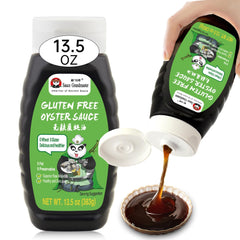 Sauce Grandmaster bottle pour enables easy, controlled marinades.