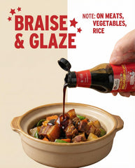 Braised dish featuring Sauce Grandmaster for rich, glossy finish.