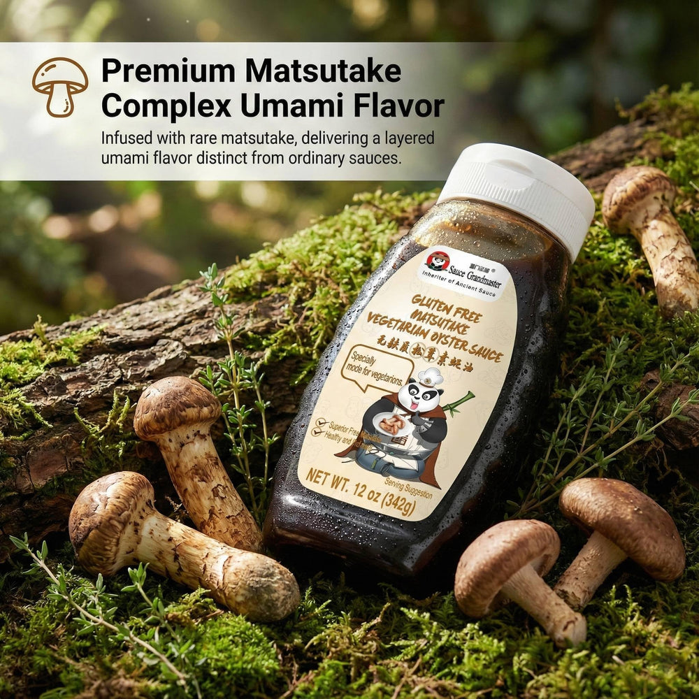 Sauce Grandmaster Matsutake ingredient closeup highlights matsutake aroma
