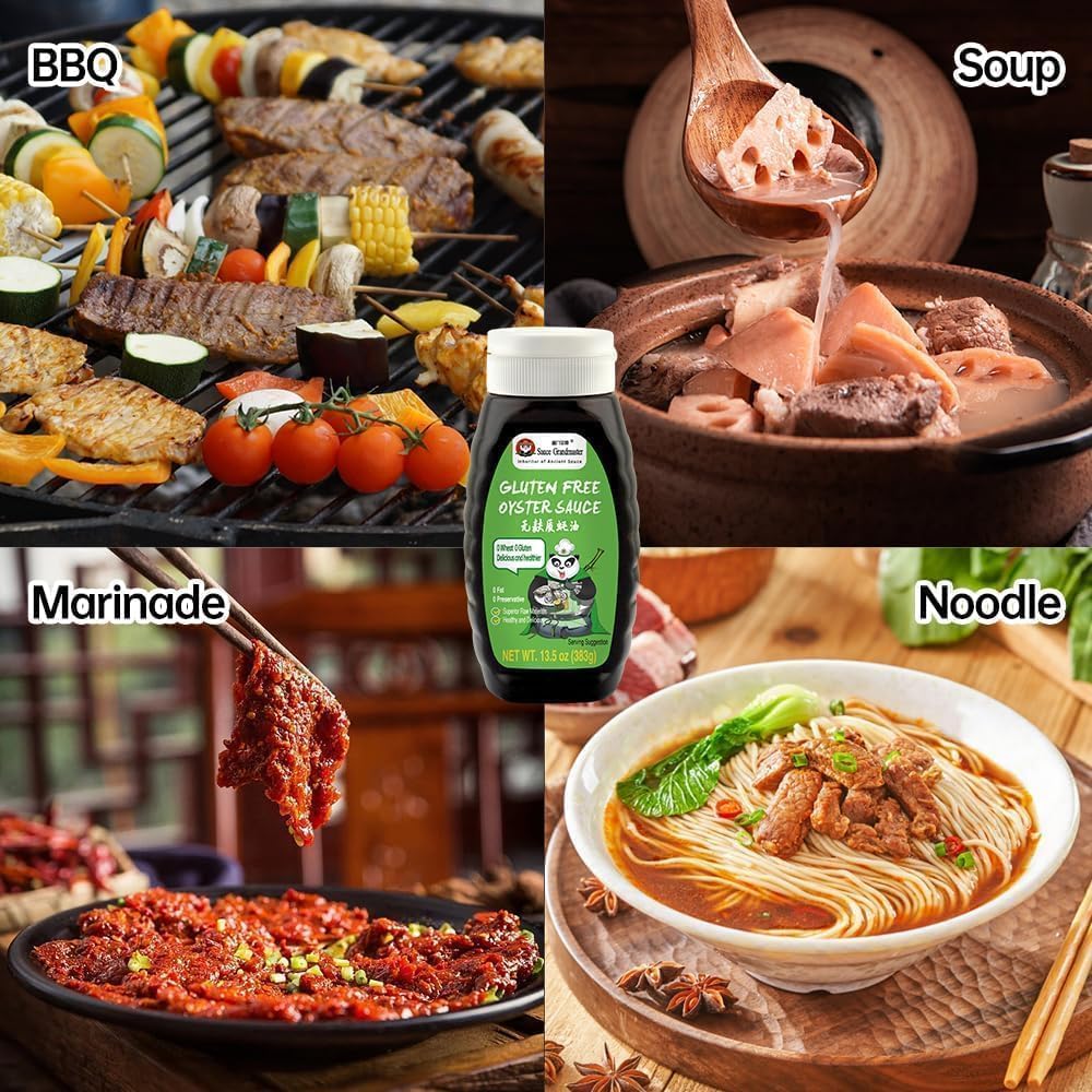 Sauce Grandmaster oyster juice ingredients deliver natural flavor.
