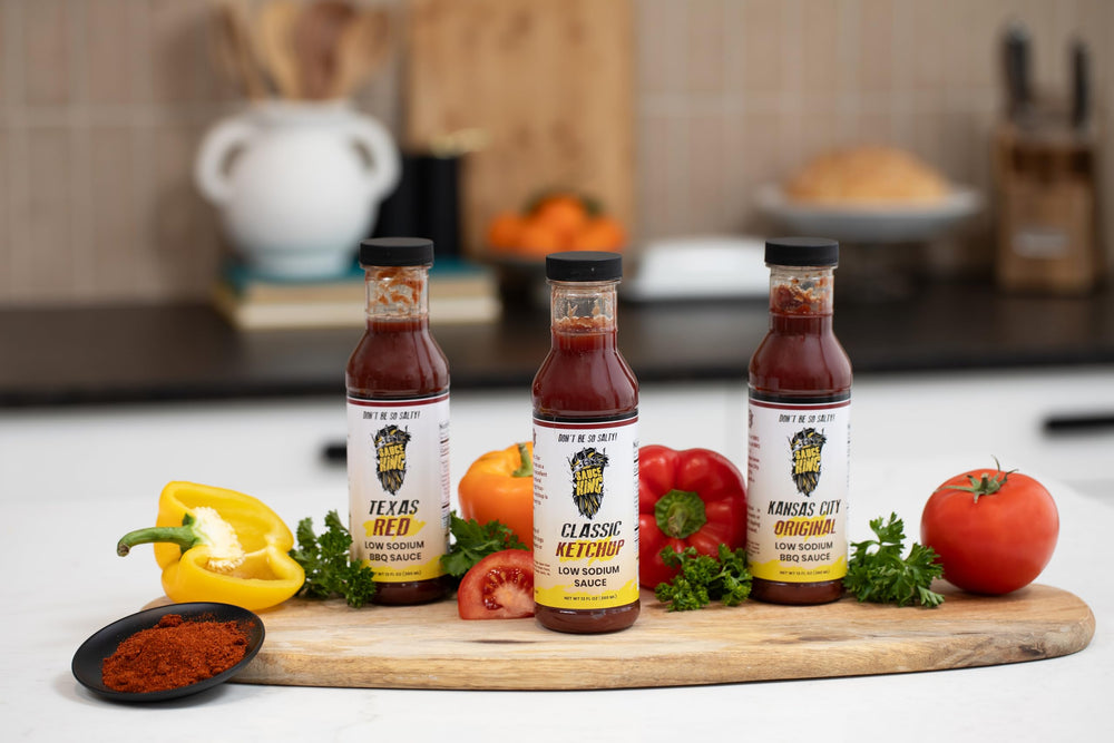 Sauce King Kansas City Low Sodium Barbecue Sauce dipping provides quick, tasty sauce for sides.