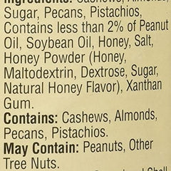 Savanna Orchards honey roasted nut mix with pecans for rich texture.