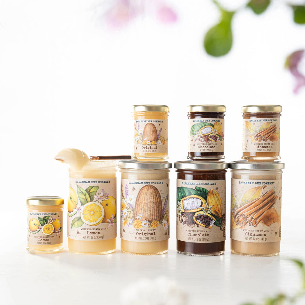 Dessert topping idea with Savannah Bee Company whipped honey lemon