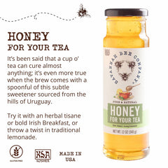 Savannah Bee honey floral notes magnolias, ideal for tea or topping.