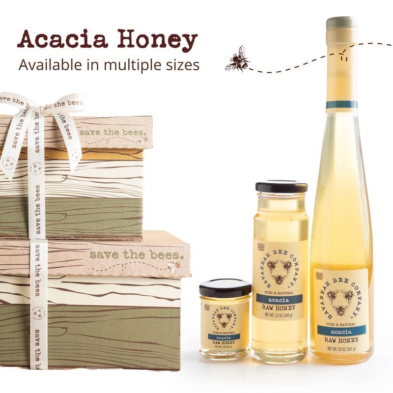 Savannah Bee packaging shot showing ready-to-ship jar for gifting or everyday use.