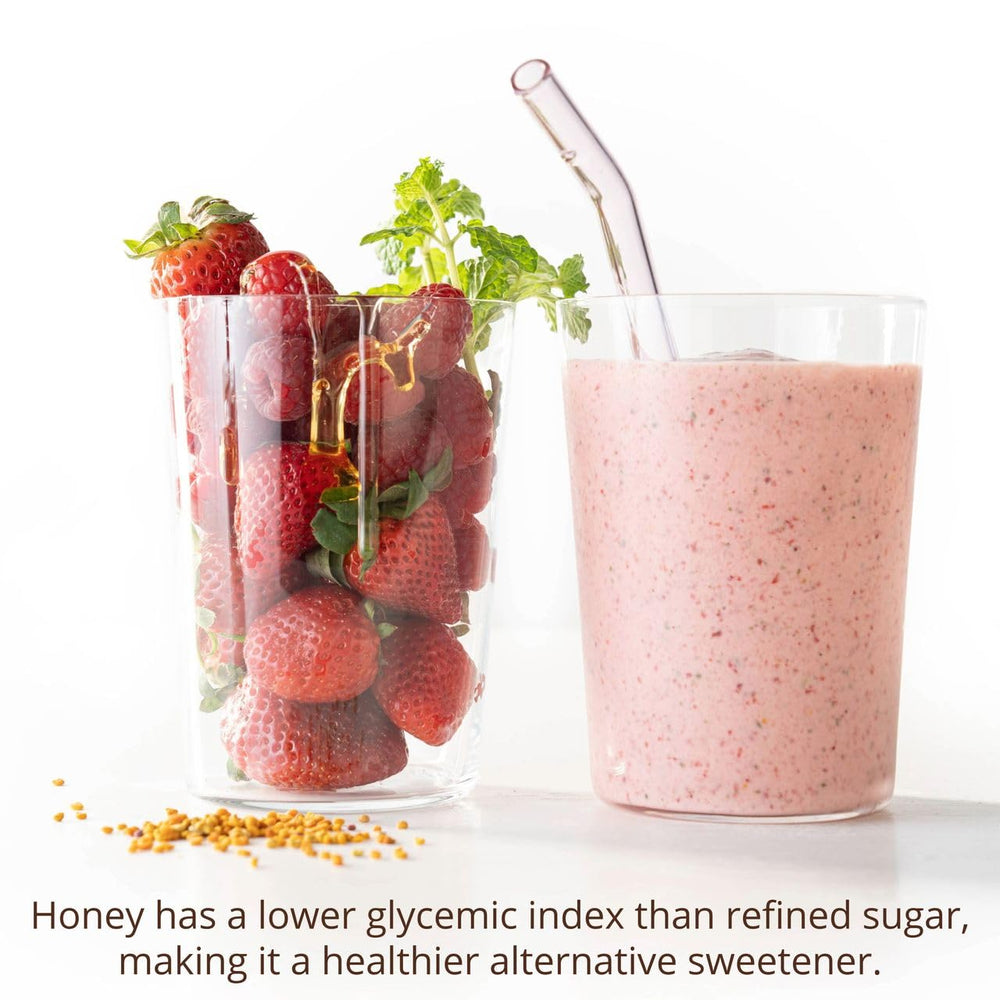 Savannah Bee honey straw, ideal for tea time snacks.