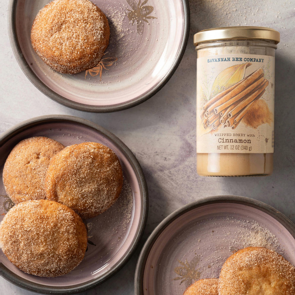 Savannah Bee Whipped Honey Cinnamon baking ingredient for recipes.