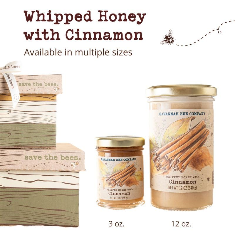 Savannah Bee whipped honey cinnamon spoon-dip, convenient snack option
