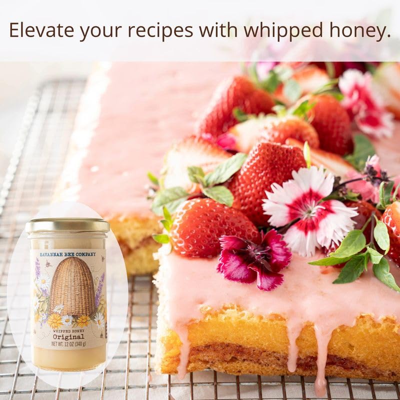 Savannah Bee whipped honey gift tower jar ideal for gifting occasions