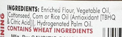 SAVOIE'S Dark Roux label closeup showing no cholesterol