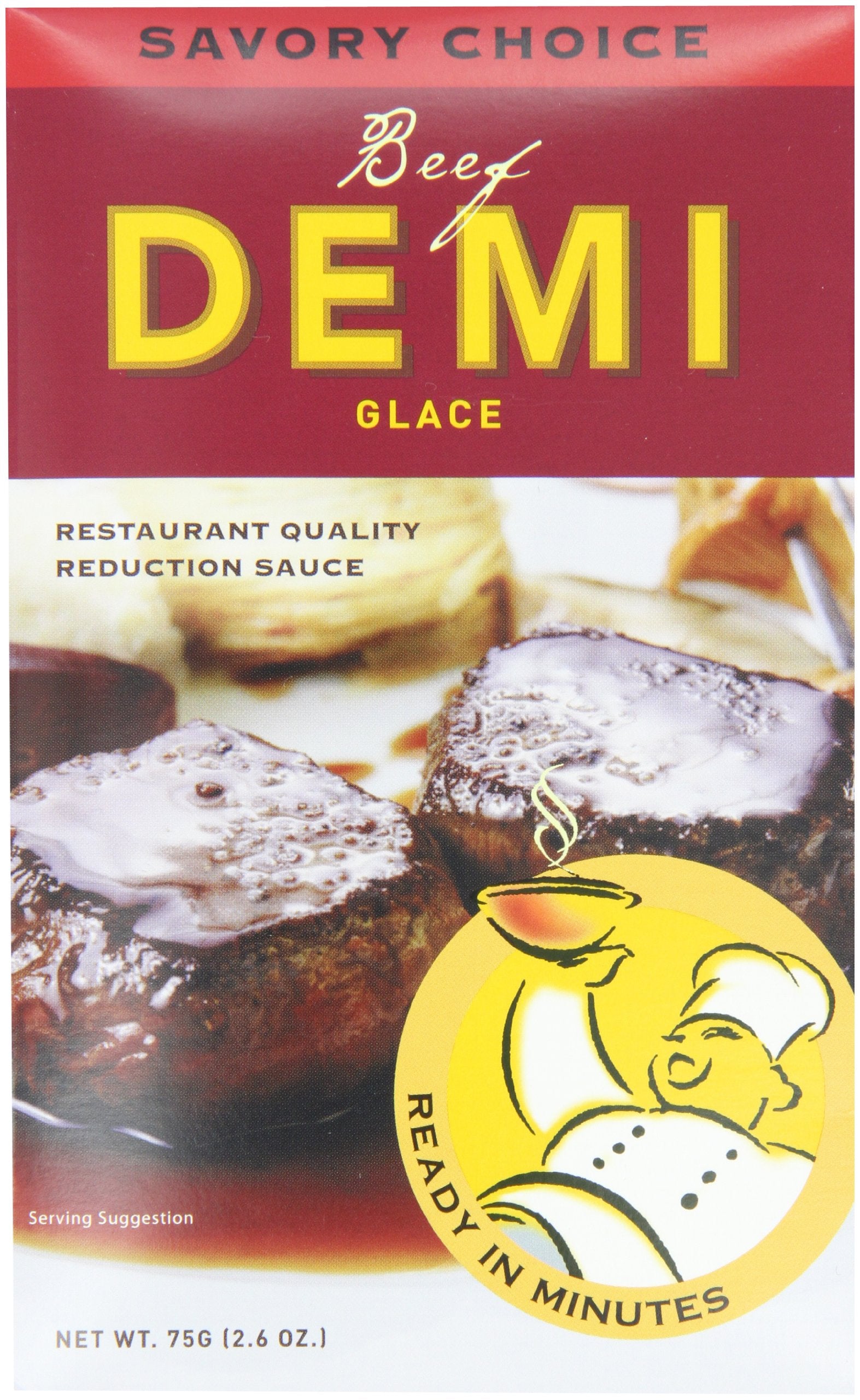 Savory Choice Beef Demi Glace pouch for fast, rich pan sauces and braises.