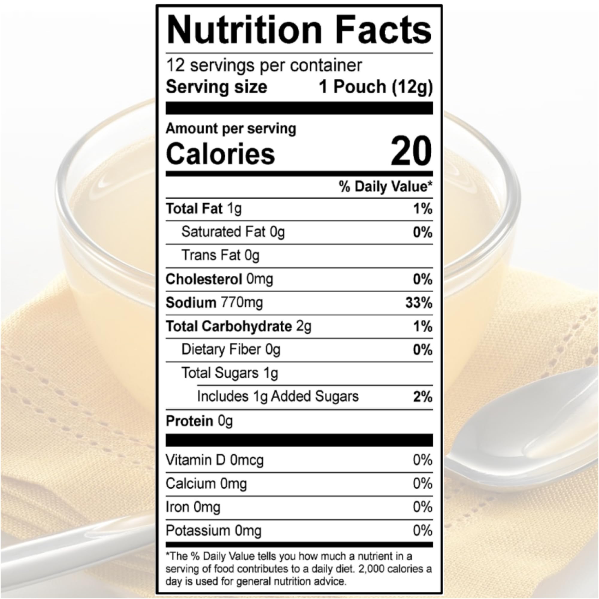 Savory Choice broth concentrate prepared-serve bowl ready for meals.