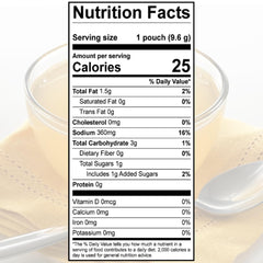 Savory Choice concentrate packet dissolving to create a light, clean broth base