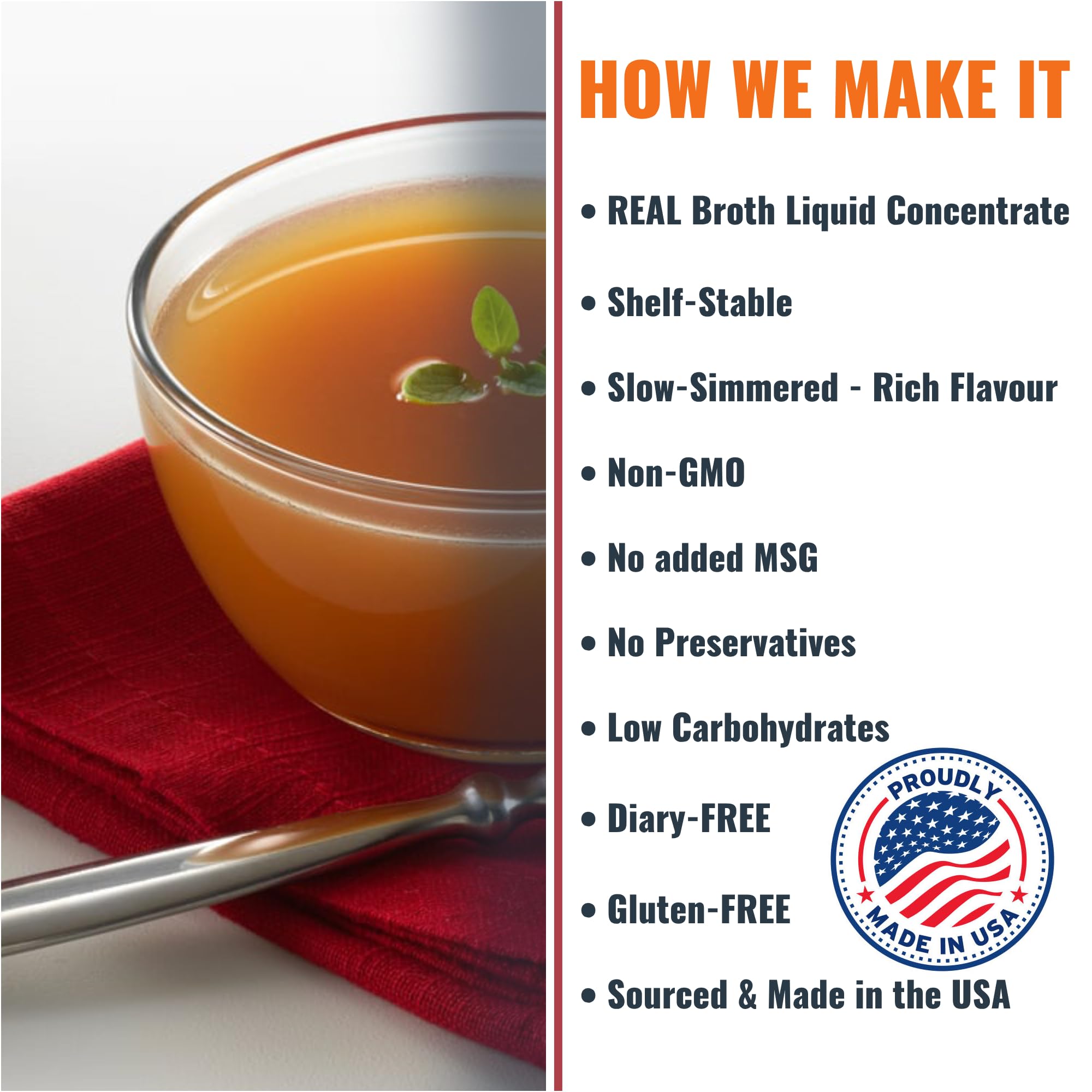 Savory Choice gluten-free dairy-free label highlights an allergy-friendly broth option.