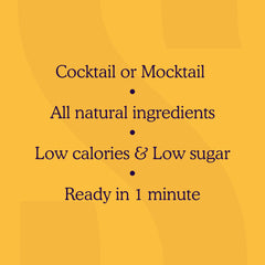 SaySO Old Fashioned mocktail idea with alcohol-free option.