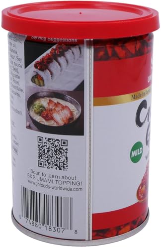 S&B Chili Oil with Crunchy Garlic on sushi enhances bite with crunchy texture.