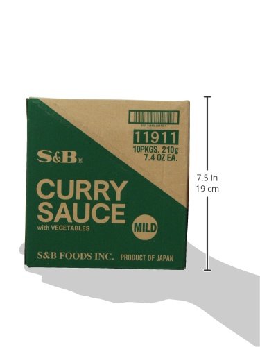 S&B curry sauce with vegetables enhances meals with authentic flavor.