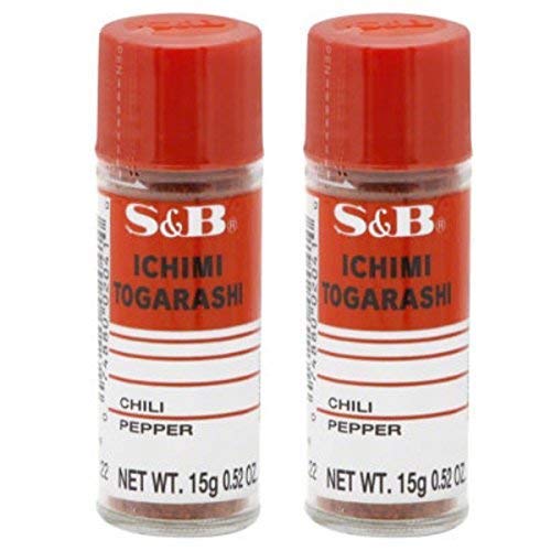 S&B Ichimi Togarashi bottle adds zesty heat to ramen and grilled vegetables.