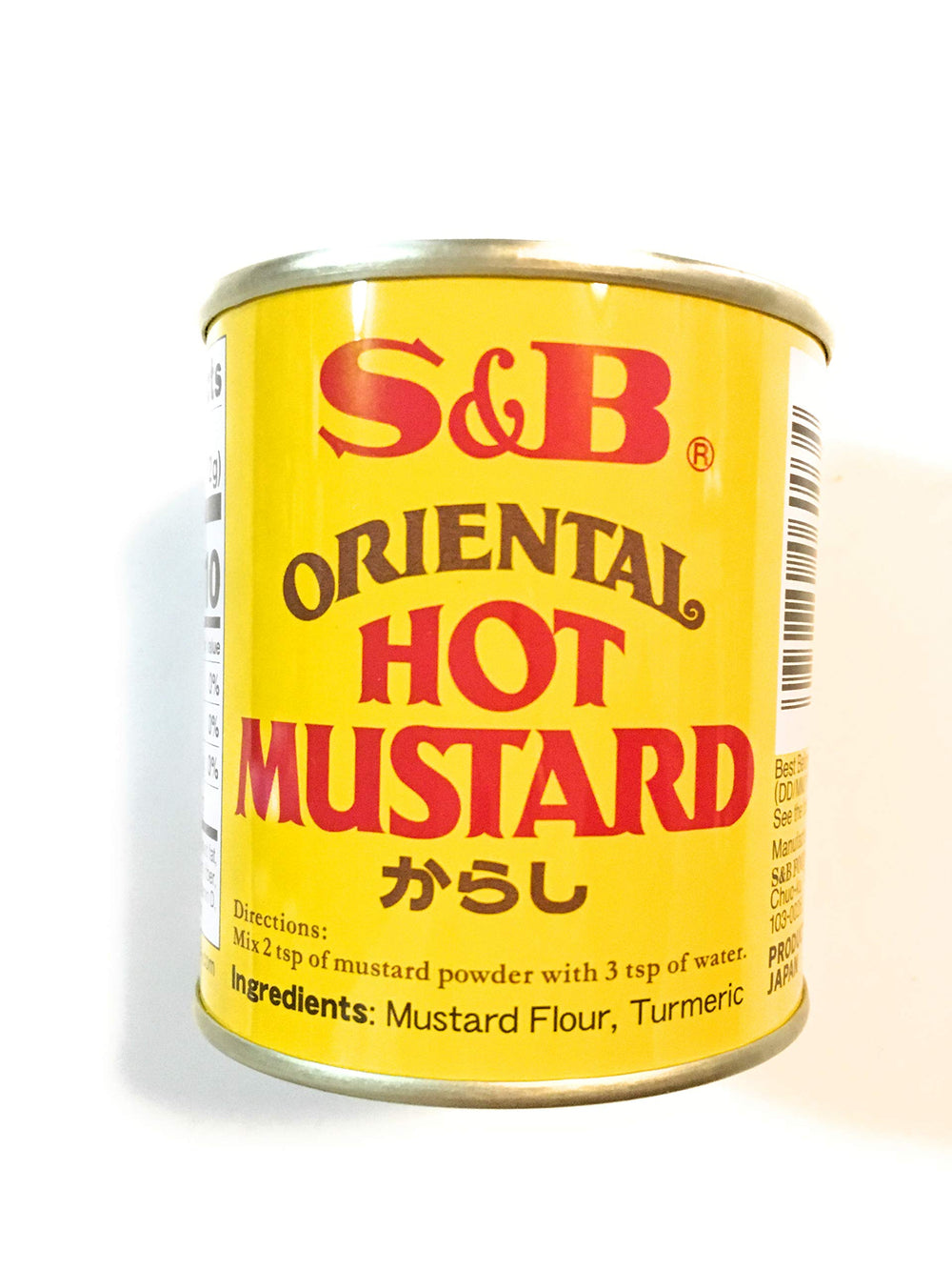 S&B Oriental Hot Mustard served with charcuterie for a zesty kick.