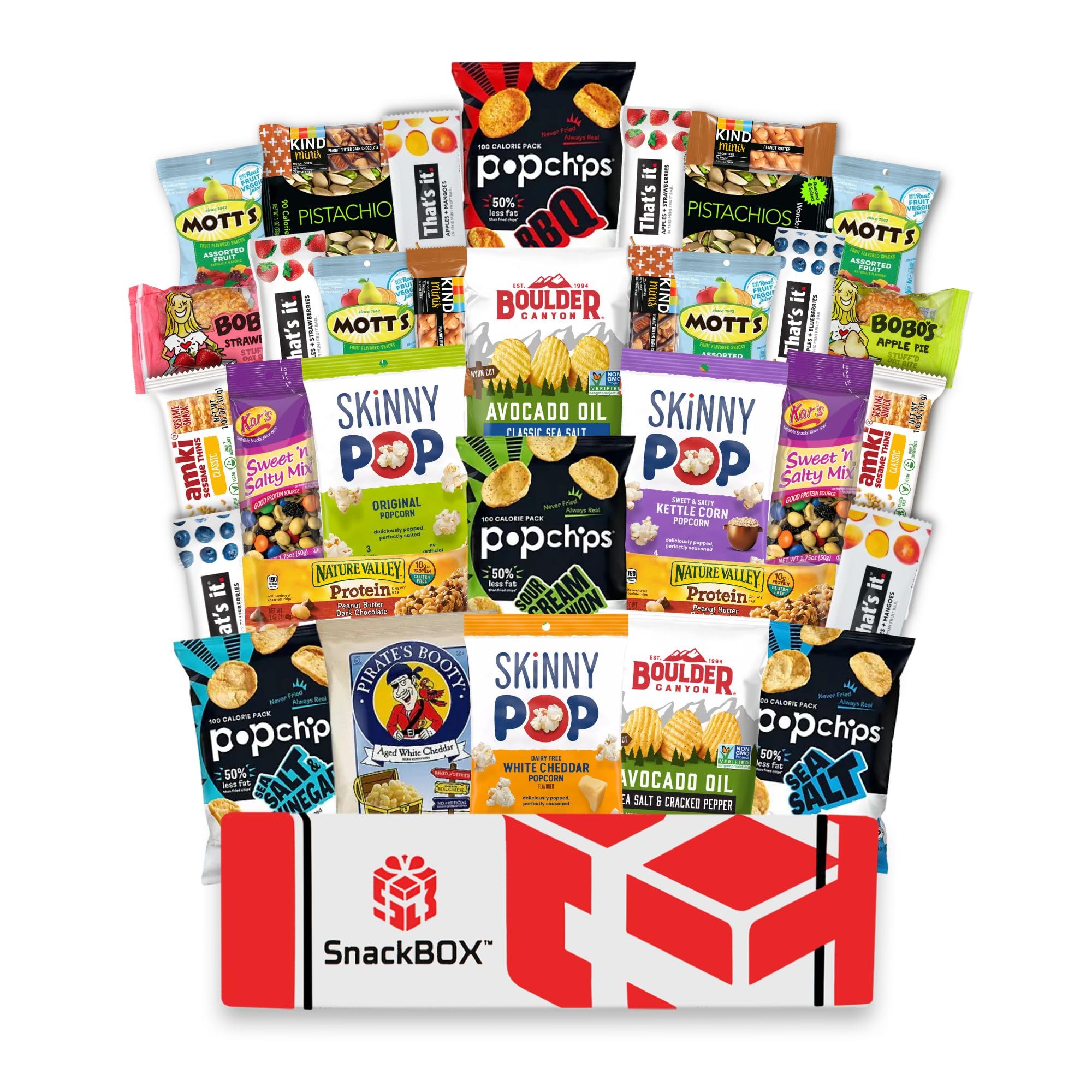 SB SnackBOX gluten-free variety box ready for gifting and sharing.
