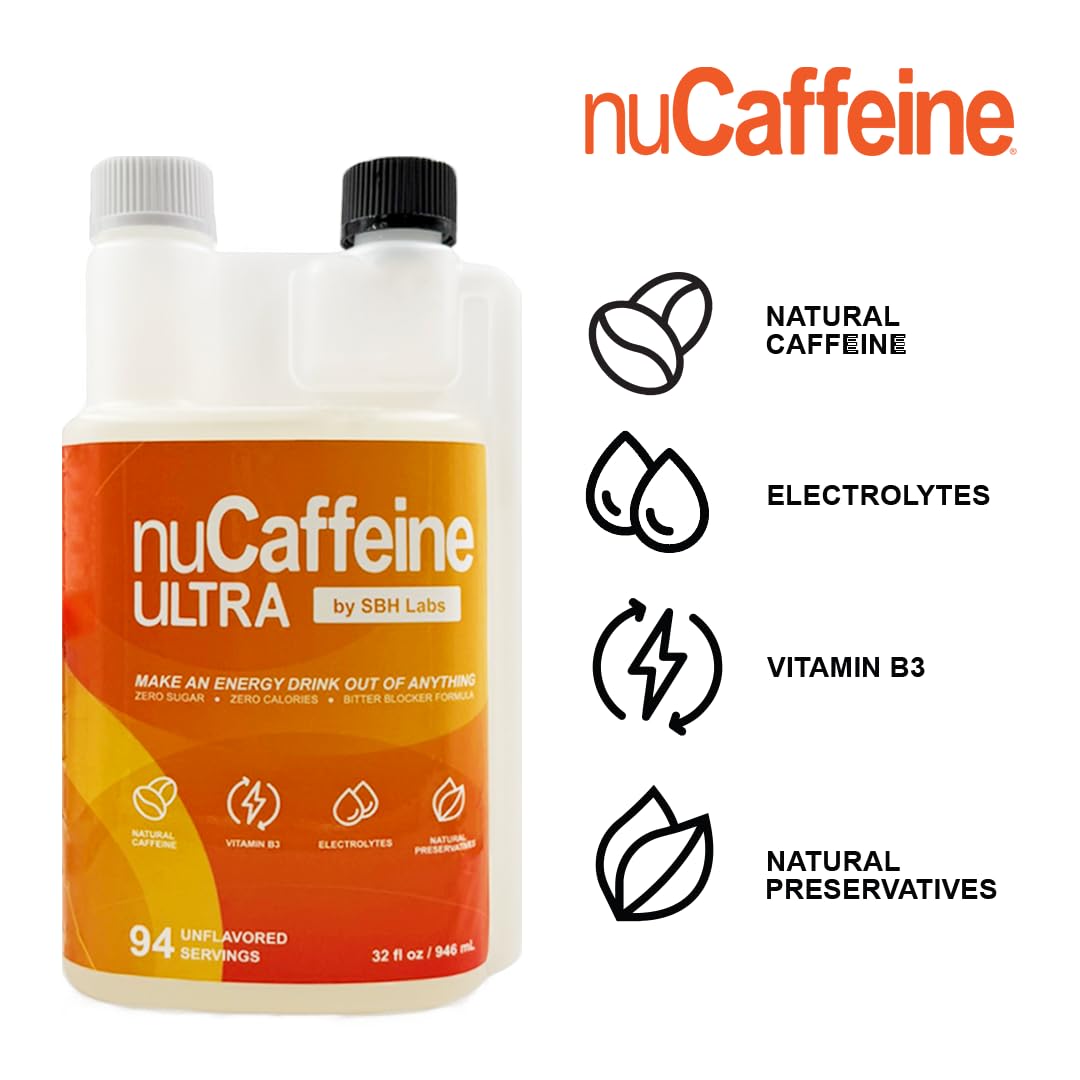 SBH Labs nuCaffeine supports athletic hydration during workouts.