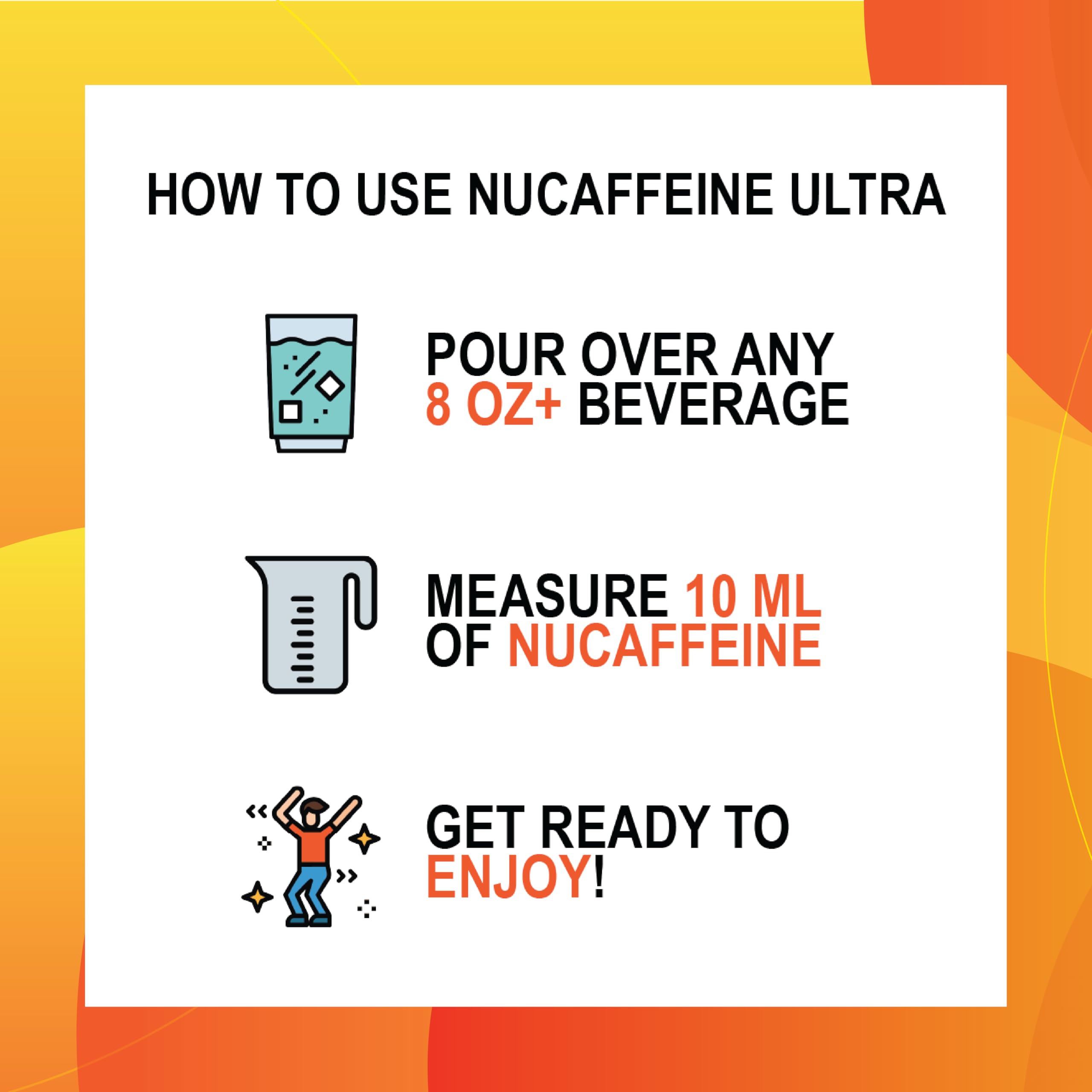 nuCaffeine daily energizer fits mornings and commutes.