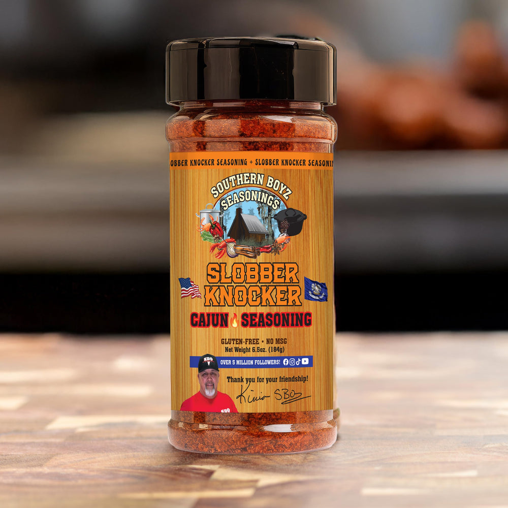 SBO Slobber Knocker gift-ready packaging signaling versatile cooking use.