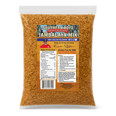 SBO Southern Boyz Jambalaya Mix bag ready to cook, no MSG.