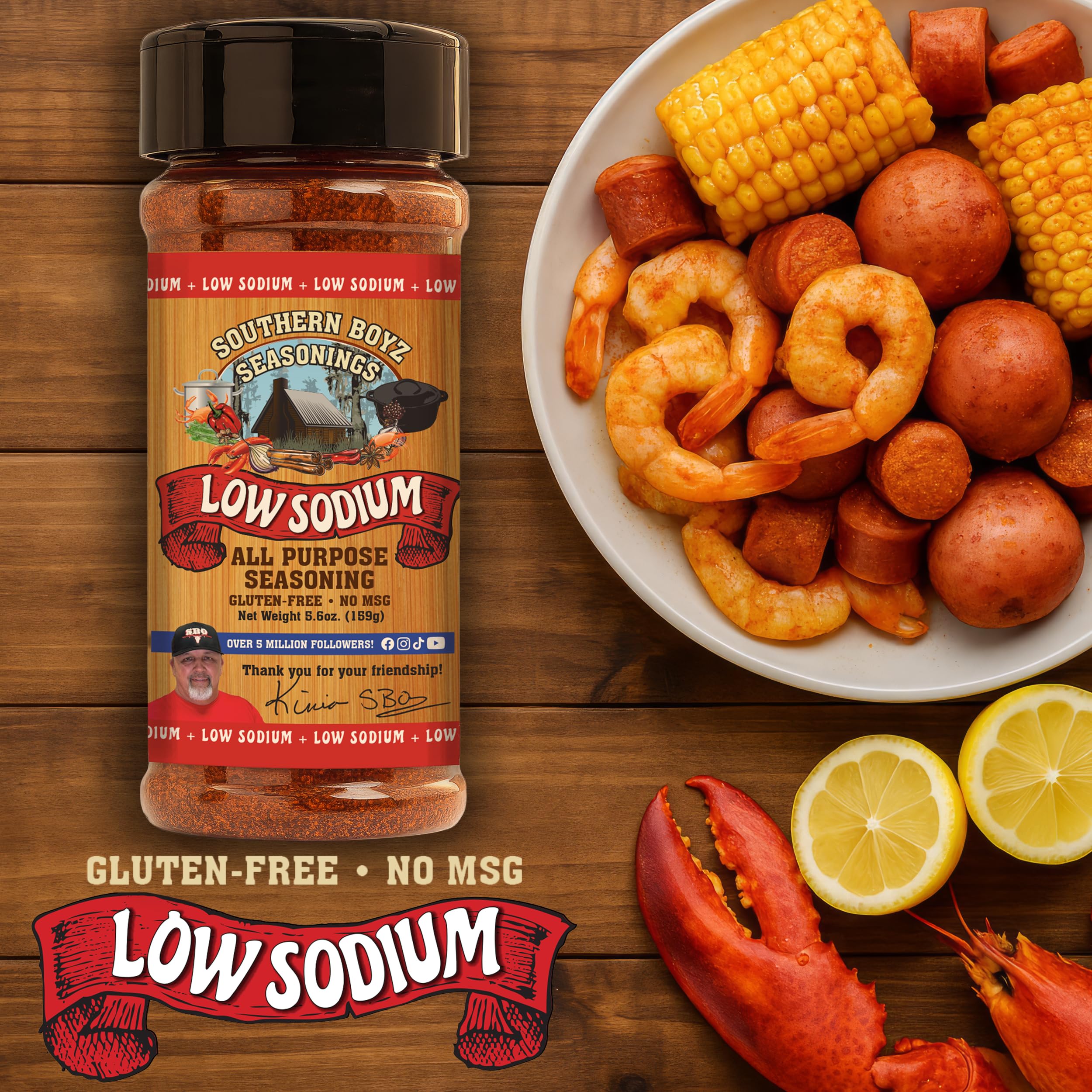 SBO Cajun seasoning pour action ideal for quick weeknight flavor boosts