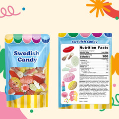 BUBS foam-texture gummies offer soft, chewy bites with bold Swedish flavors.