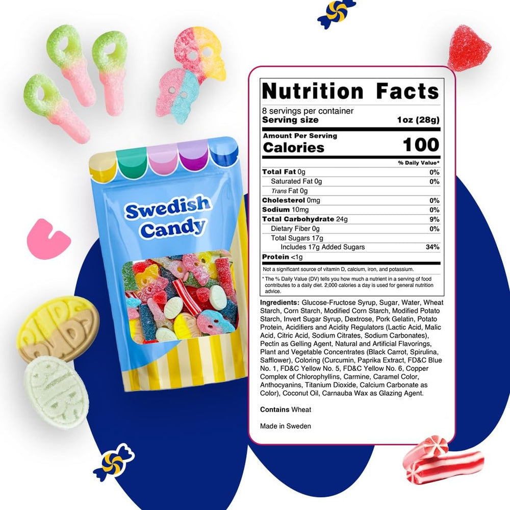 Assorted BUBS gummies show bright colors and chewy texture for everyday snacking