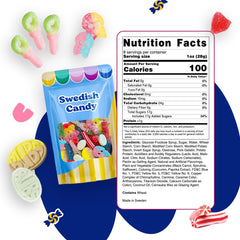 Assorted BUBS gummies show bright colors and chewy texture for everyday snacking