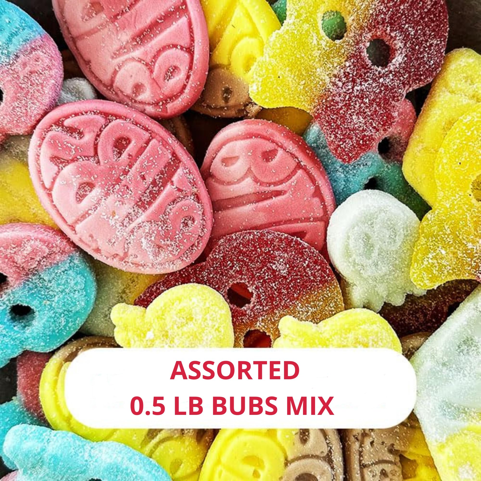 Scandylicious Bubs Swedish Candy Mix resealable bag for on-the-go snacking