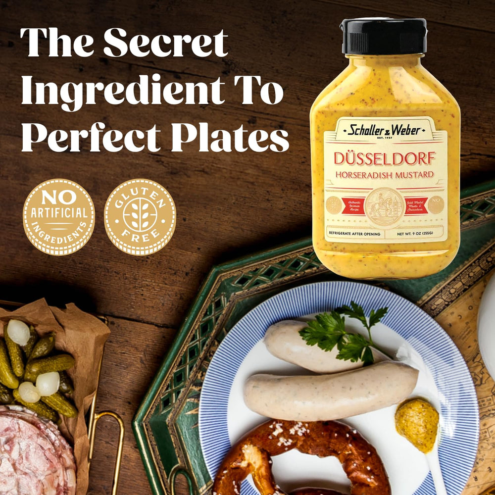 Schaller & Weber Dusseldorf Mustard complements pretzels with a zing.