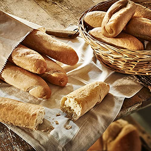 Schar gluten-free baguettes, soft crumb interior, great for paninis.