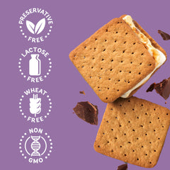Schär Honeygram Crackers ready for S'mores around the campfire.