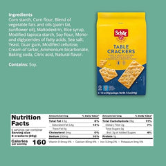 Schar Original Table Crackers crisp close-up showing light texture and crunch