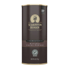 Scharffen Berger natural unsweetened cocoa powder canister for baking