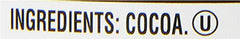 Scharffen Berger rich dark cocoa powder dust on counter