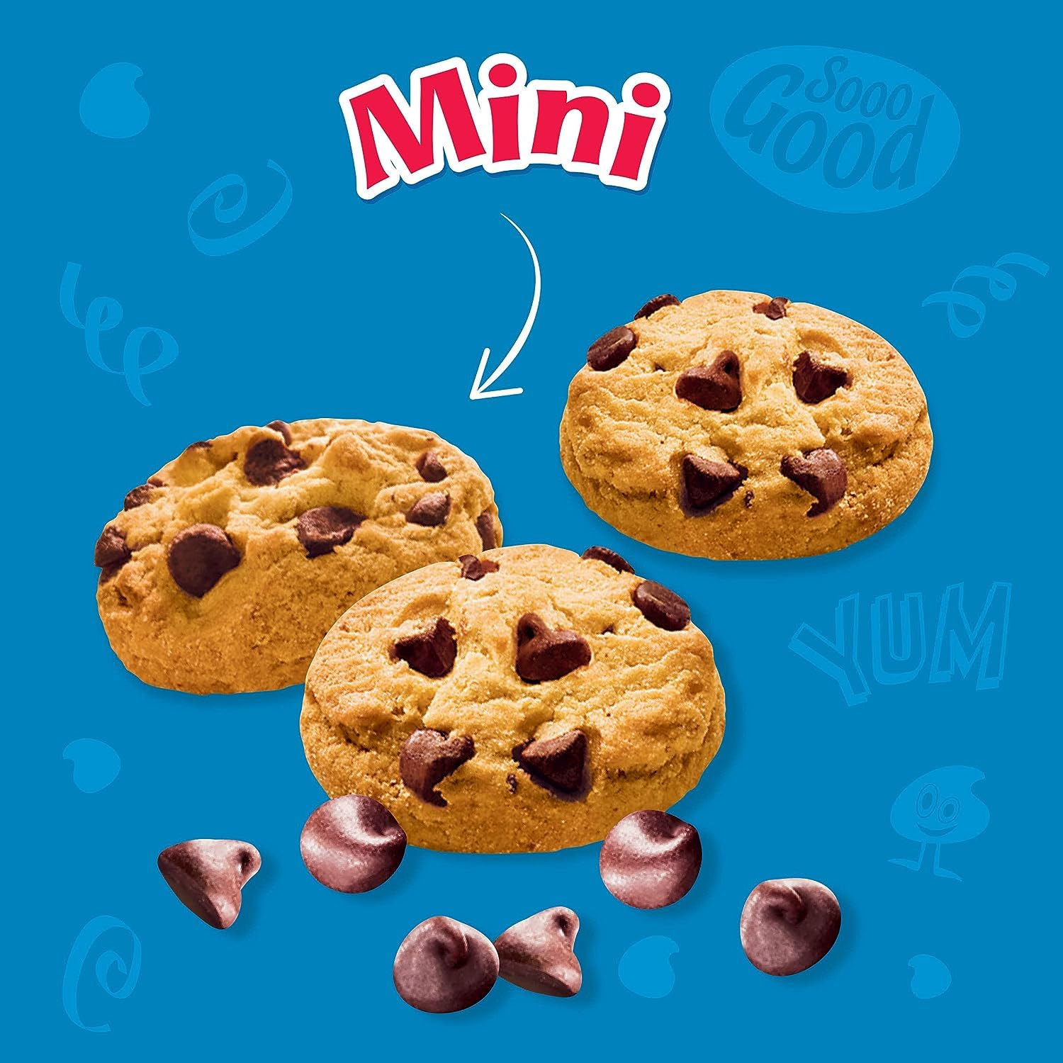 Schoolhouse Snacks Chips Ahoy mini cookies shown as a bulk snack option.