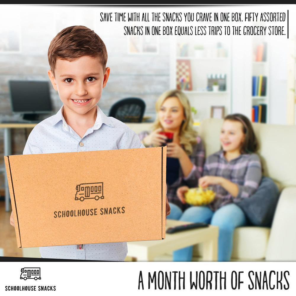 Schoolhouse Snacks travel-ready snacks ideal for trips and dorm life.