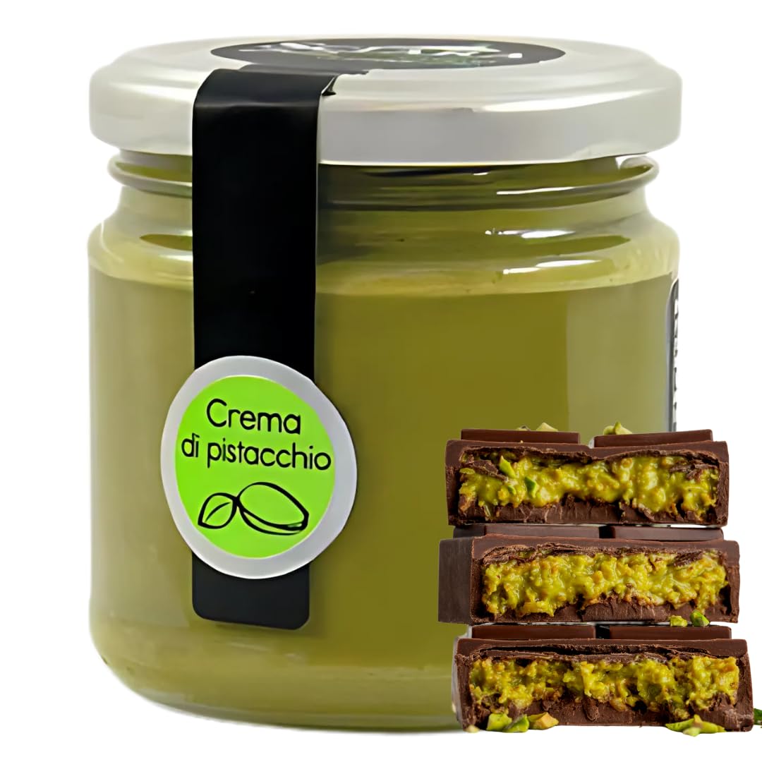 Sciara Bronte Pistachio Cream jar shows premium quality and authentic flavor.