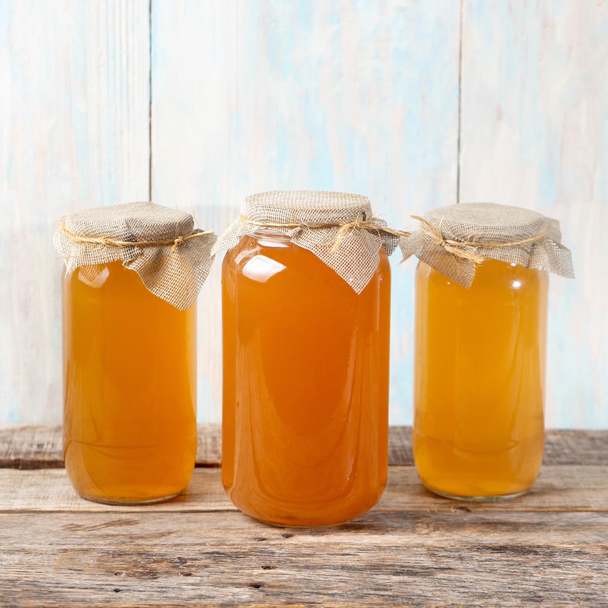 Scoby Kombucha certified organic and kosher ingredients.