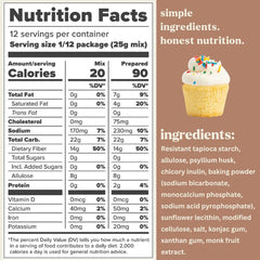 Scotty's Everyday keto mix packaging highlighting gluten-free and nut-free formula.